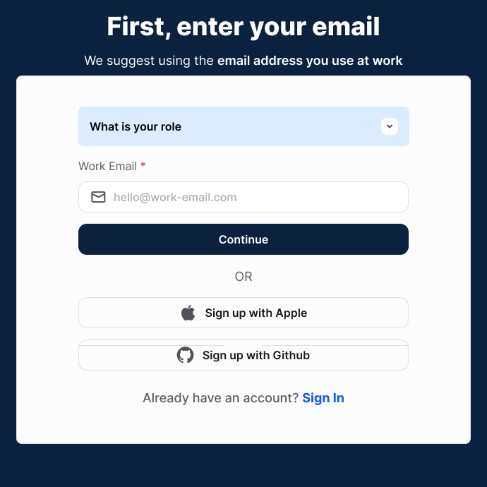 Secure Account Setup